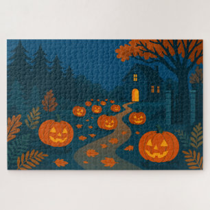 Halloween-Kürbissuche Puzzle