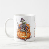 Halloween-Kürbistasse Kaffeetasse (Links)