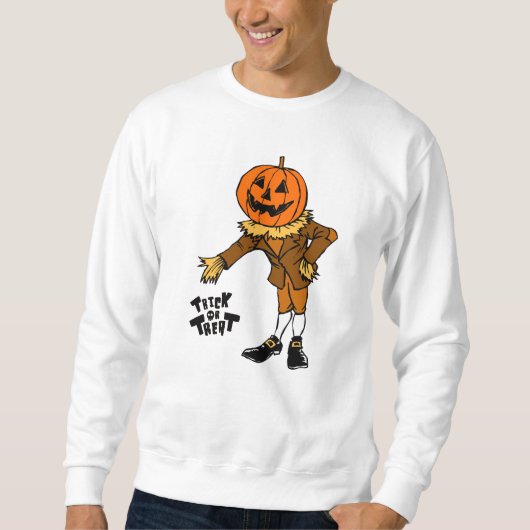 HALLOWEEN Kürbistrick oder Gaumen Sweatshirt (Vorderseite)