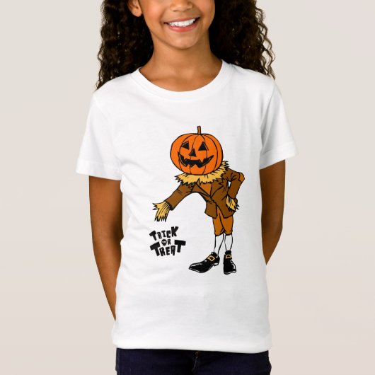 HALLOWEEN Kürbistrick oder Gaumen T-Shirt (Vorderseite)