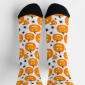 Halloween-Kürbisumzug Socken (Oben)