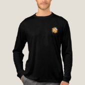 Halloween-Kürbisumzug Tri-Blend Shirt (Vorderseite)