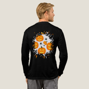 Halloween-Kürbisumzug Tri-Blend Shirt