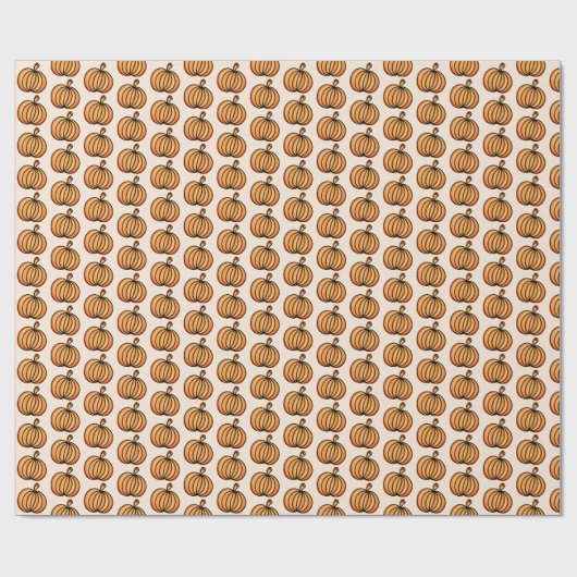 Halloween-Kürtenmuster Geschenkpapier (Flach)