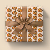 Halloween-Kürtenmuster Geschenkpapier Set