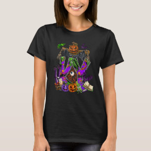 Halloween Ky Gruseliger Kürbis Vogelscheuche Gruse T-Shirt