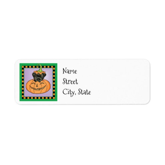 Halloween-Label (Vorne)
