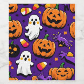 Halloween-Label Weinetikett (Einzelnes Label)