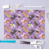 Halloween Labradoodle/Goldendooddel-Tissue Seidenpapier (Handwerk)