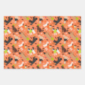 Halloween Labradoodle / Goldendoodle Geschenkpapier Set (Vorderseite 2)