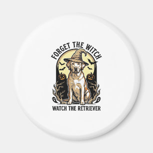 Halloween Labrador Hexe Vintage Retriever Hund Des Magnet