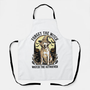 Halloween Labrador Hexe Vintage Retriever Hund Des Schürze