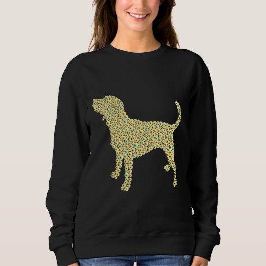 Halloween Labrador Hund Retriever Labrador Eigentü Sweatshirt (Vorderseite)