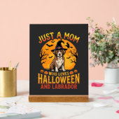 Halloween Labrador Mama Hexenhund Design_1 Acrylschild (Hochzeit)