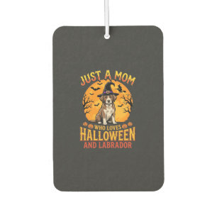 Halloween Labrador Mama Hexenhund Design_1 Autolufterfrischer
