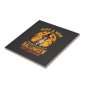 Halloween Labrador Mama Hexenhund Design_1 Fliese (Seite)