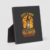 Halloween Labrador Mama Hexenhund Design_1 Fotoplatte (Vorderseite)