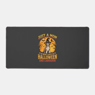 Halloween Labrador Mama Hexenhund Design_1 Schreibtischunterlage