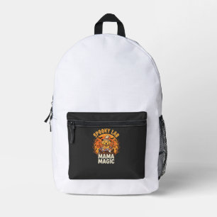 Halloween Labrador Mama Magie Bedruckter Rucksack