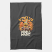 Halloween Labrador Mama Magie Geschirrtuch (Vertikal)