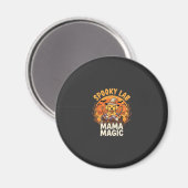 Halloween Labrador Mama Magie Magnet (Vorderseite/Rückseite)