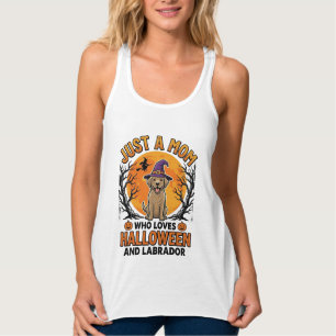 Halloween Labrador Mama Vintage Hundedesign_1 Tank Top