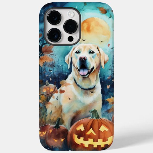 Halloween Labrador mit Kürbissen Gruselig Case-Mate iPhone Hülle (Rückseite)