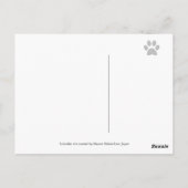 Halloween Labrador Puppies und Pumpkins Postkarte (Rückseite)