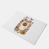 Halloween Labrador Retriever Blume Fußmatte (Schrägansicht)