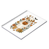 Halloween Labrador Retriever Blume Notizblock (Linke Seite)