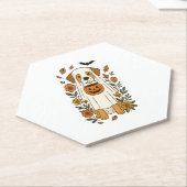 Halloween Labrador Retriever Blume Untersetzer (angewinkelt)