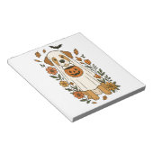 Halloween Labrador Retriever Blumen Notizblock (angewinkelt)