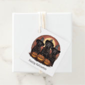 Halloween Labrador Retriever Hunde Hexenhats Geschenkanhänger (Beispiel)