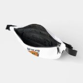 Halloween-Labrador-Shirt mit Warnung vor unheimlic Bauchtasche (Offen)