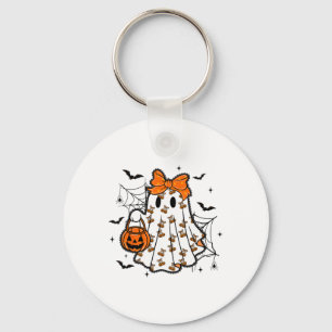 Halloween Lace Ghost Coquette Bow Pumpkin Spooky S Schlüsselanhänger