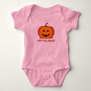 Halloween Lächeln Pumpkin/Boho Rainbow One-Piece Baby Strampler