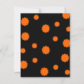 Halloween Lady Einladung (Rückseite)