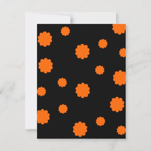 Halloween Lady Einladung (Rückseite)