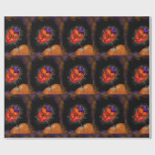 Halloween Ladybug Geschenkpapier (Flach)