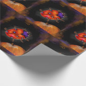 Halloween Ladybug Geschenkpapier (Ecke)
