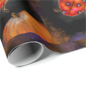 Halloween Ladybug Geschenkpapier (Rolleneckpunkt)