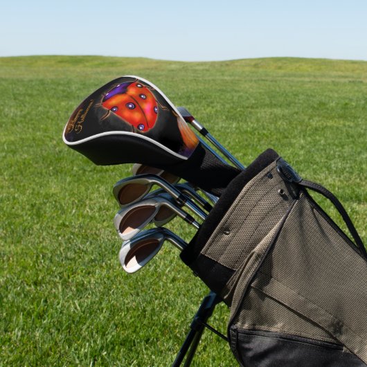 Halloween Ladybug Golf Headcover (In SItu)