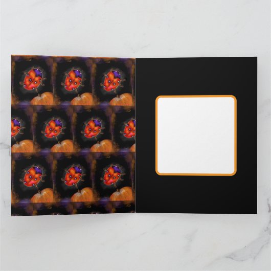 Halloween Ladybug Karte (Innenseite)