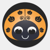Halloween Ladybug Sticker (Vorderseite)