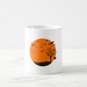 Halloween Landscape Halloween Design Kaffeetasse (Mittel)