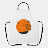 Halloween Landscape Halloween Design Schürze (Vorderseite)