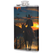 Halloween Landscape Seven Flachmann (Links)