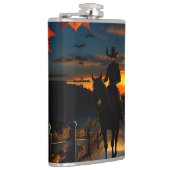 Halloween Landscape Seven Flachmann (Rechts)