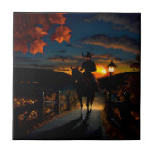 Halloween Landscape Seven Fliese (Vorderseite)