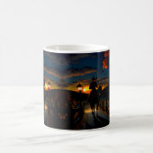 Halloween Landscape Seven Kaffeetasse (Mittel)